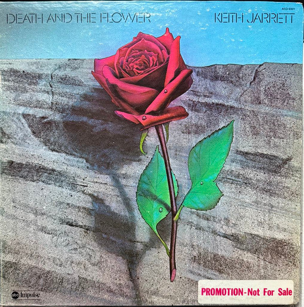 Image of Front Cover of LP - VG/VG - KEITH JARRETT, Death And The Flower (ABC Impulse!; ASD-9301, US 1975, Promo, Gatefold, Company Inner, Stereo, Quadraphonic, Terre Haute Press), Hairlines,  - 3846056S