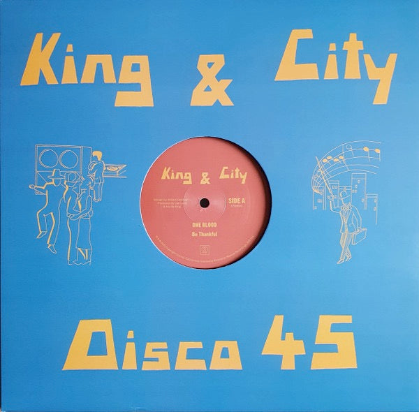 Image of Front Cover of 12" - VG+/VG+ - ONE BLOOD, Be Thankful (Emotional Rescue; ERC104, UK 2020, Company Sleeve), Nice copy, in company sleeve.,  - 3816173C