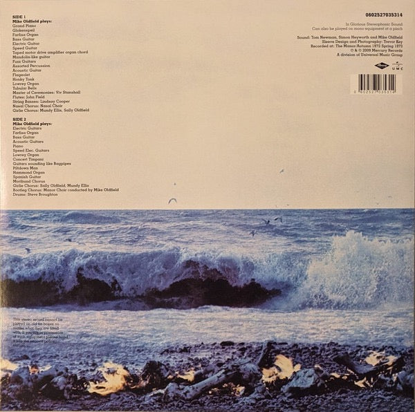 Image of Back Cover of LP - VG+/VG+ - MIKE OLDFIELD, Tubular Bells (Mercury; 0602527035314, Europe 2009 Reissue, Inner), ,  - 3816158C