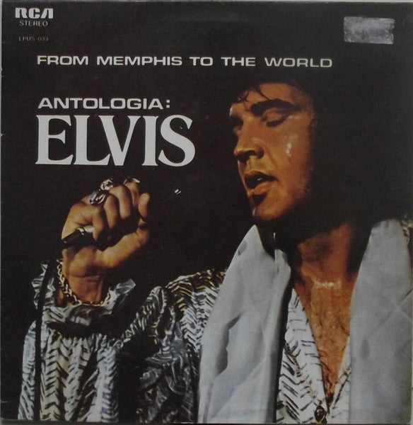 Image of Front Cover of LP - VG/VG+ - ELVIS PRESLEY, From Memphis To The World (RCA; LPUS - 033, Uruguay 1976, Gatefold), ,  - 3826085E