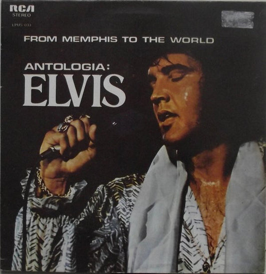 Image of Front Cover of LP - VG/VG+ - ELVIS PRESLEY, From Memphis To The World (RCA; LPUS - 033, Uruguay 1976, Gatefold), ,  - 3826085E