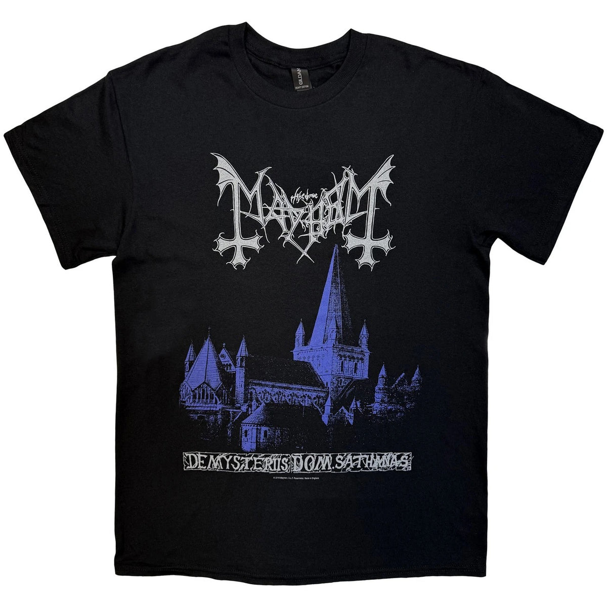 Image of Front Cover of Accessories - NEW/NEW - MAYHEM, De Mysteriis Dom Sathanas T-Shirt L (, UK ), ,  - 3856031S