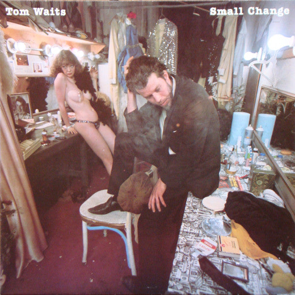 Image of Front Cover of LP - VG/VG - TOM WAITS, Small Change (Asylum Records Door Labels With GEMA/Biem; AS 53 050, Europe 1980s Reissue), Prime cuts sticker on sleeve,  - 3816089C