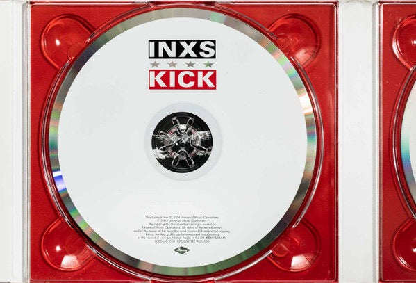 Image of Label Cover of 2xCD - VG/VG+ - INXS, Kick (Mercury; 982 355, UK 2004 Reissue, Plastic Slipcase with Double Digipak inside, Booklet), ,  - 3836083E