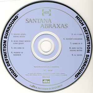 Image of Label Cover of LP - VG+/VG+ - SANTANA, Abraxas (High Definition Surround; 71021-54434-2-3, US 2000, Jewel Case), ,  - 3736154E