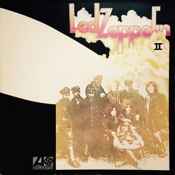 Image of Front Cover of LP - VG+/VG - LED ZEPPELIN, Led Zeppelin II (Atlantic Green & Orange Labels With Made In UK & W Logo But No V; K 40037, UK 1970s Reissue, Gatefold Gothic Print Sleeve), Hairline marks,  - 3816096C