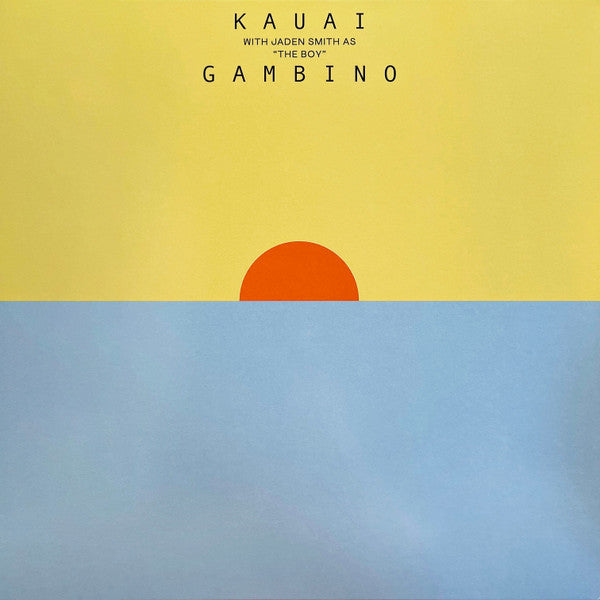 Image of Front Cover of 12" - VG+/VG+ - GAMBINO WITH JADEN "THE BOY" SMITH*, Kauai (mcDJ Records; CG001LP, Worldwide 2022, Picture Sleeve, Inner & Insert), ,  - 3826125E