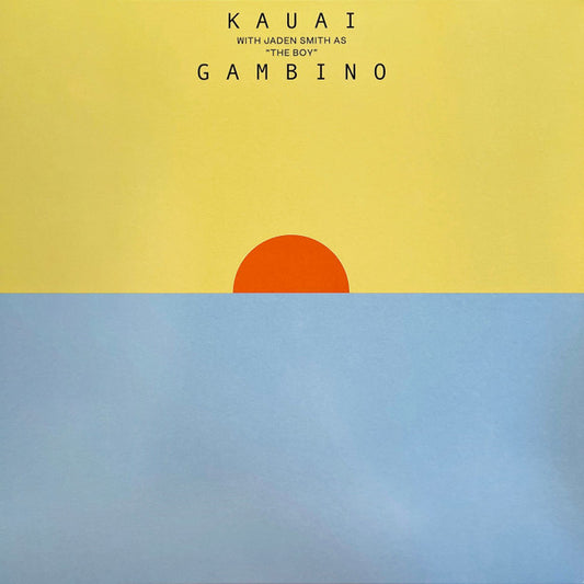 Image of Front Cover of 12" - VG+/VG+ - GAMBINO WITH JADEN "THE BOY" SMITH*, Kauai (mcDJ Records; CG001LP, Worldwide 2022, Picture Sleeve, Inner & Insert), ,  - 3826125E