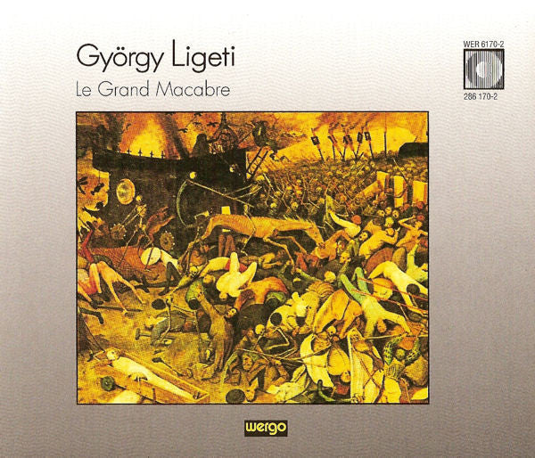 Image of Front Cover of 2xCD - VG+/VG+ - GY RGY LIGETI, Le Grand Macabre (WERGO; WER 6170-2, Germany 1991, Box Set, Booklet), ,  - 3836094E
