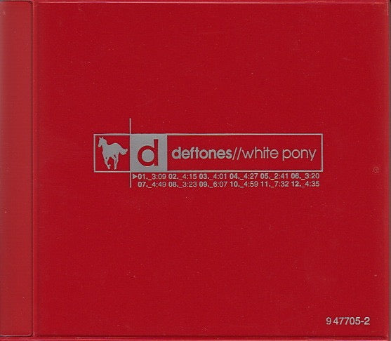 Image of Front Cover of CD - G+/G+ - DEFTONES, White Pony (Maverick; 9 47705-2, US 2000, Jewel Case, Booklet), Shelfwear and Scratches (CD),  - 3836086E