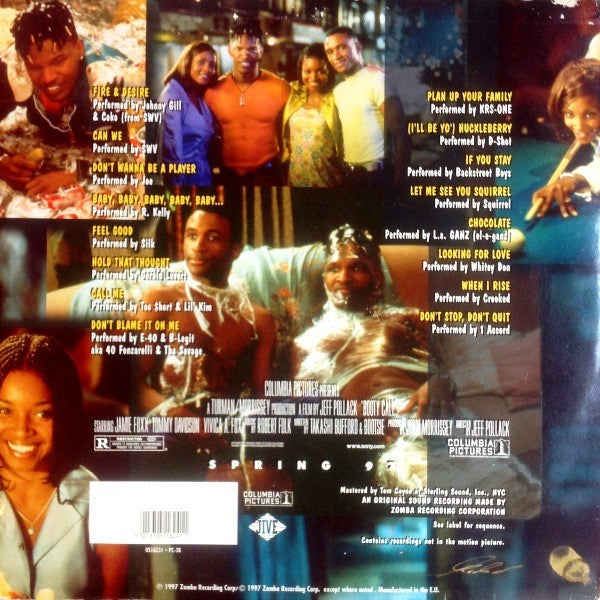 Image of Back Cover of 2xLP - VG/VG - VARIOUS, Booty Call (The Original Motion Picture Soundtrack) (Jive; HIP 182, Europe 1997, Glossy Sleeve), ,  - 3816237C