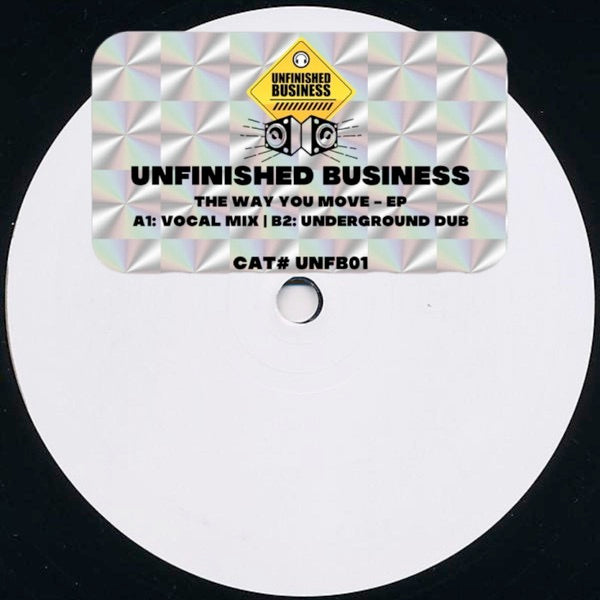 Image of Front Cover of 10" - /VG - PAUL FRENCH, The Way You Move EP (Unfinished Business; UNFB01, 	UK 2021, Stickered White Label), , A		The Way You Move (Vocal)	5:56B		The Way You Move (Underground Dub)	5:57 - 3816211C