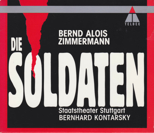 Image of Front Cover of 2xCD - VG+/VG+ - BERNHARD KONTARSKY, STAATSTHEATER STUTTGARTER, Bernd Alois Zimmermann: Die Soldaten (Teldec; 9031-72775-2, Europe 1991, Box Set, Booklet), ,  - 3836106E