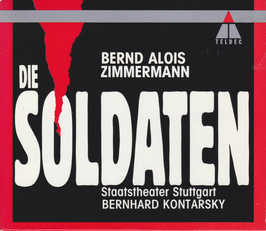 Image of Front Cover of 2xCD - VG+/VG+ - BERNHARD KONTARSKY, STAATSTHEATER STUTTGARTER, Bernd Alois Zimmermann: Die Soldaten (Teldec; 9031-72775-2, Europe 1991, Box Set, Booklet), ,  - 3836106E
