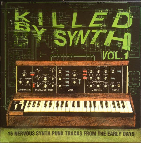 Image of Front Cover of LP - VG+/VG+ - VARIOUS, Killed By Synth - Vol.1 (Killed By Synth; KBS01, US 2012, Unofficial), ,  - 3826137E
