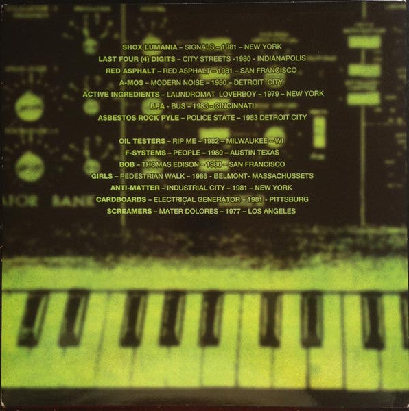 Image of Back Cover of LP - VG+/VG+ - VARIOUS, Killed By Synth - Vol.1 (Killed By Synth; KBS01, US 2012, Unofficial), ,  - 3826137E