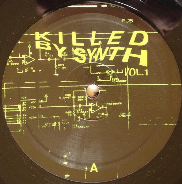 Image of Label Cover of LP - VG+/VG+ - VARIOUS, Killed By Synth - Vol.1 (Killed By Synth; KBS01, US 2012, Unofficial), ,  - 3826137E