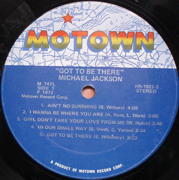 Image of Label Cover of LP - VG/G+ - MICHAEL JACKSON, Got To Be There (Motown; M 747L, US 1972), Marks on disc. Wear to sleeve with ringwear.,  - 3846126S