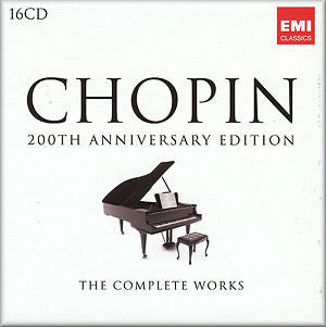 Image of Front Cover of 16xCD - VG+/VG+ - VARIOUS, Chopin: 200th Anniversary Edition (The Complete Works) (EMI Classics; 50999 9 67117 2 9, Europe 2010, Box Set, Booklet), ,  - 3836108E