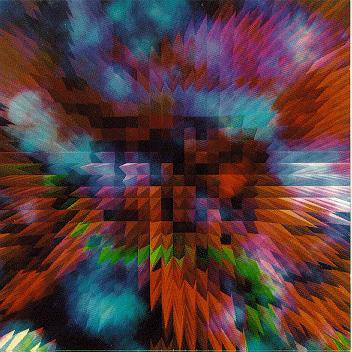 Image of Front Cover of 2x10" - G+/G+ - ELPH VS COIL, Worship The Glitch (Eskaton; ESKATON 007, UK 1995, Gatefold), Many light marks on the vinyl. Sleeve has edgewear and a small patch at the bottom that has been torn off and a little ringwear. ,  - 3826138E