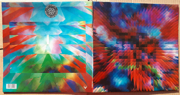 Image of Back Cover of 2x10" - G+/G+ - ELPH VS COIL, Worship The Glitch (Eskaton; ESKATON 007, UK 1995, Gatefold), Many light marks on the vinyl. Sleeve has edgewear and a small patch at the bottom that has been torn off and a little ringwear. ,  - 3826138E