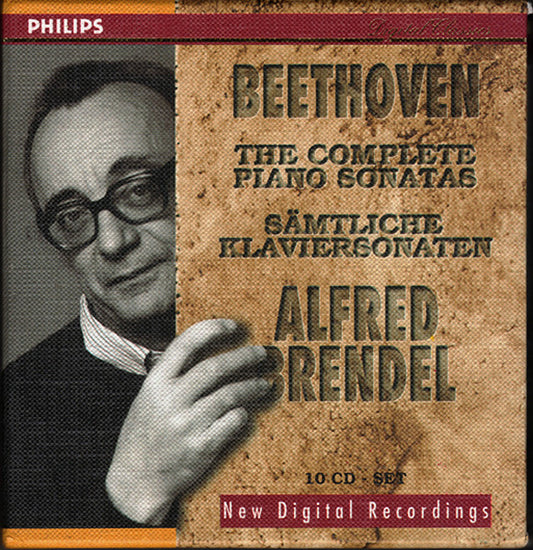 Image of Front Cover of 10xCD - VG+/VG+ - ALFRED BRENDEL, Beethoven: The Complete Piano Sonatas (Philips; 446 909-2, Europe 1996, Box Set, Booklet), ,  - 3836110E