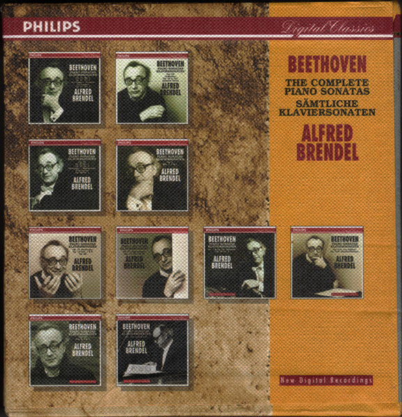 Image of Back Cover of 10xCD - VG+/VG+ - ALFRED BRENDEL, Beethoven: The Complete Piano Sonatas (Philips; 446 909-2, Europe 1996, Box Set, Booklet), ,  - 3836110E