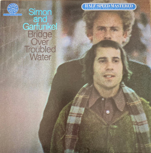 Image of Front Cover of LP - VG/VG - SIMON AND GARFUNKEL, Bridge Over Troubled Water (CBS/Sony; LS-1052, Philippines 1980 Reissue, Audiophile Pressing. Half Speed Mastered), Ringwear and Edgewear.,  - 3826146E