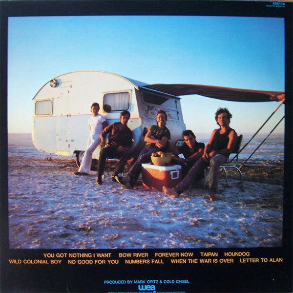 Image of Back Cover of LP - VG+/VG+ - COLD CHISEL, Circus Animals (WEA; 600113, Australia 1982, Inner), ,  - 3826098E