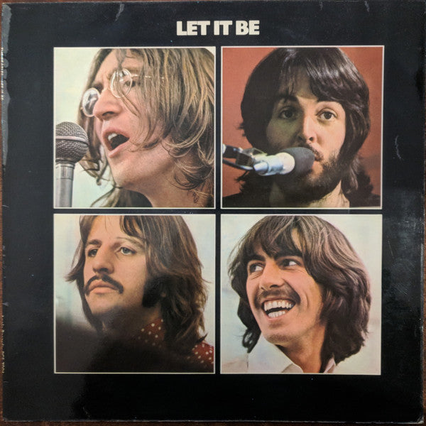 Image of Front Cover of LP - VG/G+ - THE BEATLES, Let It Be (Apple Records; PCS 7096, UK 1974 Reissue, Laminated Sleeve, French Export Pressing, "M6" Matrix), Wear and some delamination on sleeve. Writing on cover and label. Plays with some surface noise.,  - 3846100S