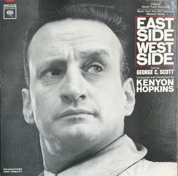 Image of Front Cover of LP - VG/VG - KENYON HOPKINS, East Side / West Side (Columbia; CL 2123, US 1963, Pasteback Sleeve), Strong VG throughout!,  - 3816248C