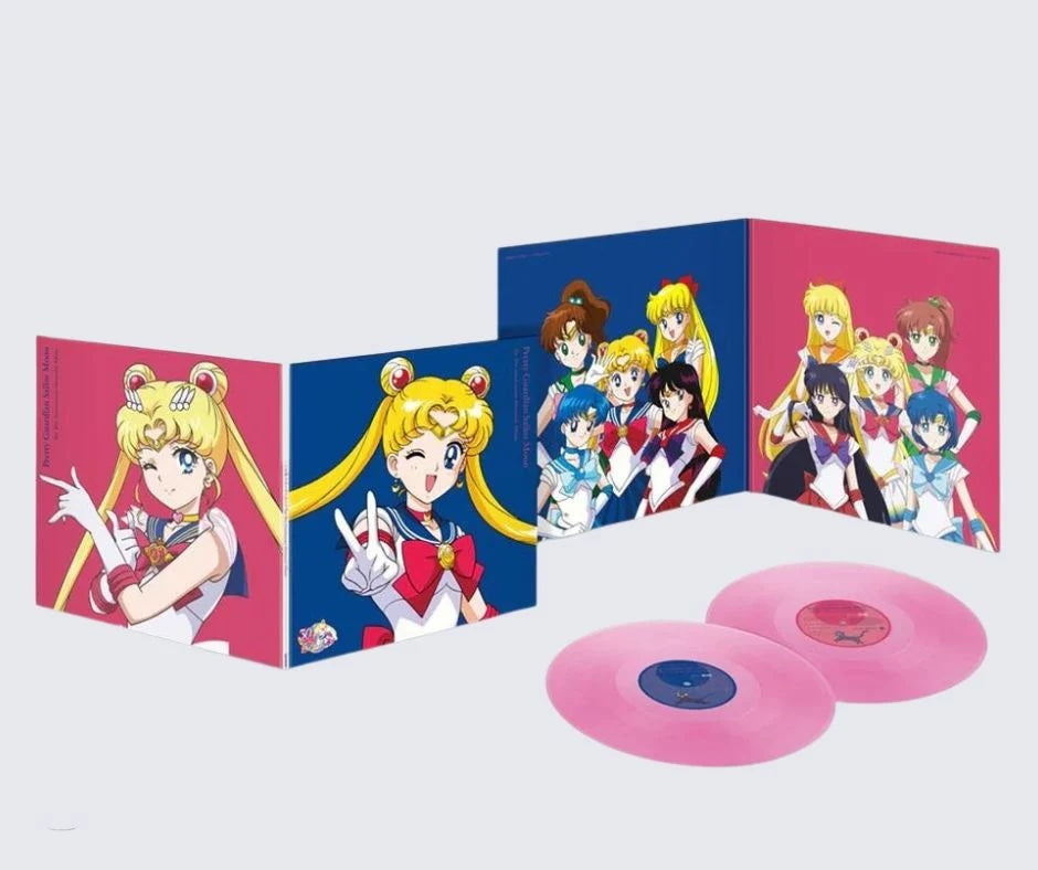 Image of Front Cover of 2xLP - NEW/NEW - PRETTY GUARDIAN SAILOR MOON, Pretty Guardian Sailor Moon The 30th Anniversary Memorial Album (King Records; NAS-2122_23, Japan 2027, Gatefold, 30th Anniversary Edition Pink Vinyl ), , A very popular Japanese manga series “Pretty Guardian Sailor Moon” from the ‘90s will have its first-ever 12-inch Vinyl Record (2 Disc Set) to celebrate its 30th anniversary!Disc 1 includes the opening and ending theme songs from Pretty Guardian Sailor Moon’s anime TV series in the ‘90