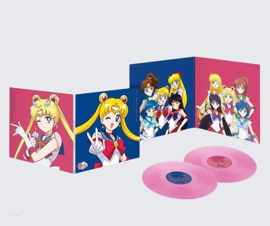 Image of Front Cover of 2xLP - NEW/NEW - PRETTY GUARDIAN SAILOR MOON, Pretty Guardian Sailor Moon The 30th Anniversary Memorial Album (King Records; NAS-2122_23, Japan 2027, Gatefold, 30th Anniversary Edition Pink Vinyl ), , A very popular Japanese manga series “Pretty Guardian Sailor Moon” from the ‘90s will have its first-ever 12-inch Vinyl Record (2 Disc Set) to celebrate its 30th anniversary!Disc 1 includes the opening and ending theme songs from Pretty Guardian Sailor Moon’s anime TV series in the ‘90
