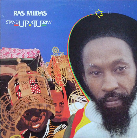 Image of Front Cover of 12" - VG/VG - RAS MIDAS, Stand Up Wise Up (Celluloid; CEL 6708, France 1984), Strong VG with couple hariline marks, plays VG+.,  - 3846161S