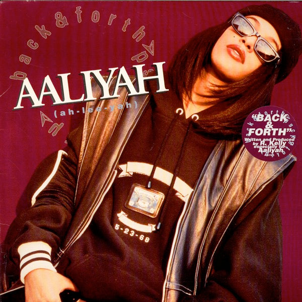 Image of Front Cover of 12" - VG+/VG - AALIYAH, Back & Forth (Jive; 01241-42173-1, US 1994, Picture Sleeve), Sleeve still in shrink.,  - 3816317C