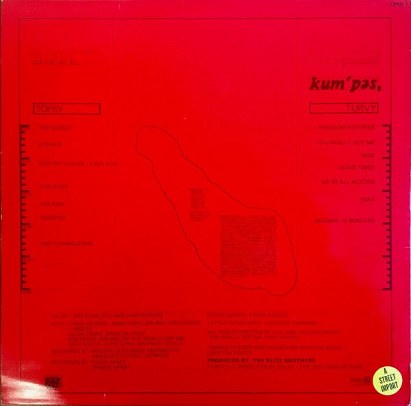 Image of Back Cover of LP - VG/VG - DALEK I, Compass Kum'pas, (Back Door; OPEN 1, UK 1980), ,  - 3816268C