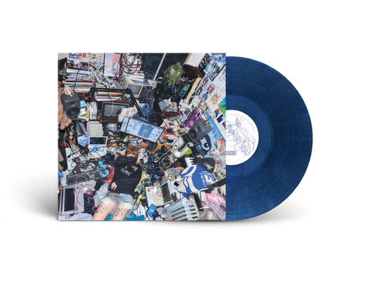 Image of Front Cover of LP - NEW/NEW - NINAJIRACHI, I Love My Computer (NLV Records; dA22LPS, UK 2026, Cobalt Blue Glitter Vinyl), , Ninajirachi's debut album I Love My Computer is a concept record built around her relationship with her PC, moving between EDM, tech-house, speed garage, dubstep and hyperpop. The Australian producer draws on the legacy of early-2000s and 2010s electronic music while using technology as both a medium and a recurring theme. - 9414419C