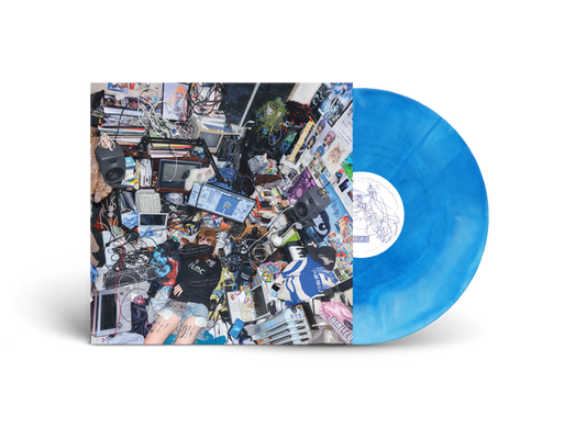 Image of Front Cover of LP - NEW - NINAJIRACHI, I Love My Computer (NLV Records; dA22IEX, UK 2026, Gatefold, Insert, Indie Exclusive Blue & White Galaxy Vinyl), , Ninajirachi's debut album I Love My Computer is a concept record built around her relationship with her PC, moving between EDM, tech-house, speed garage, dubstep and hyperpop. The Australian producer draws on the legacy of early-2000s and 2010s electronic music while using technology as both a medium and a recurring theme. - 4316695C