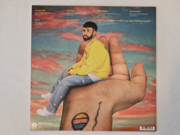 Image of Back Cover of 12" EP - EX/EX - SAM TOMPKINS, Who Do You Pray To? (Island Records ; 3880108, Europe 2022, Clear Vinyl, Signed), Opened Instore, Still In Shrinkwrap,  - 3826168E