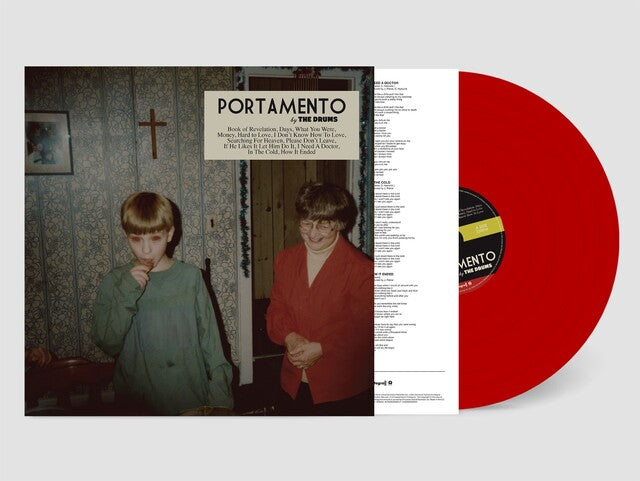 Image of Front Cover of LP - NEW/NEW - THE DRUMS, Portamento (Integral Distribution Services; INTGDS00085LP, UK 2026, Red Vinyl), , The Drums’ Portamento captures the band at their most direct and emotionally raw — a defining slice of early 2010s indie pop that blends jangling guitars with stark, introspective lyricism. Released in September 2011, the album saw Jonny Pierce push beyond the breezy surf-pop of their debut into darker, more personal territory, giving Portamento a lasting resonance with fans. F