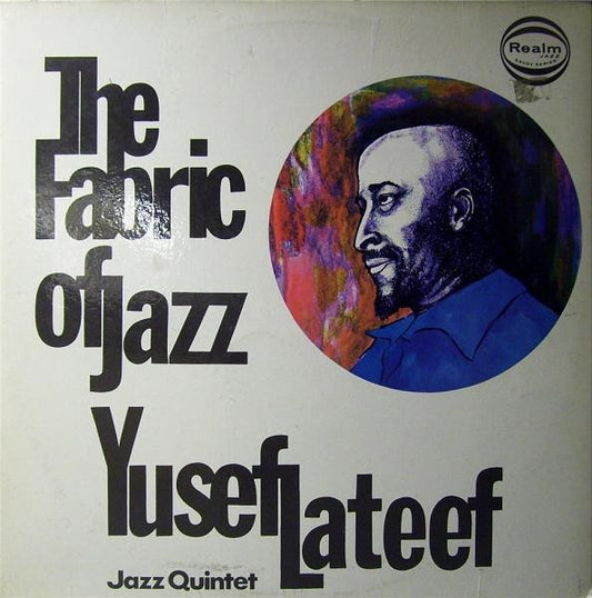 Image of Front Cover of LP - G+/VG - YUSEF LATEEF JAZZ QUINTET*, The Fabric Of Jazz (Realm; RM-228, UK 1965 Reissue), Light marks only. Sleeve has some staining and light edge wear.,  - 3846174S