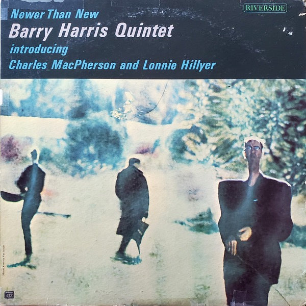 Image of Front Cover of LP - VG/VG+ - BARRY HARRIS QUINTET, Newer Than New (Riverside Records; RLP 413, US 1961), ,  - 3846175S