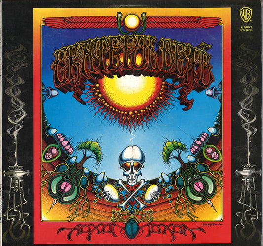 Image of Front Cover of LP - VG/G+ - GRATEFUL DEAD, Aoxomoxoa (Warner Bros. Records Green Labels Without Made In UK or V; K 46027, UK 1972), Hairlines and one long light surface mark. NO made in UK or V On Labels,  - 3816271C