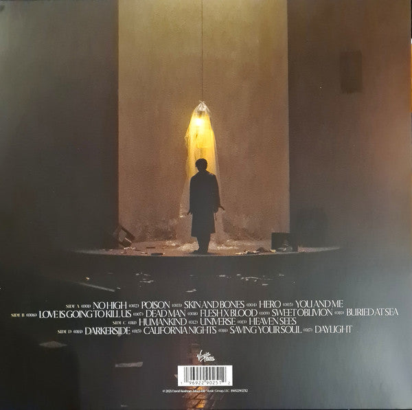 Image of Back Cover of 2xLP - VG/EX - DAVID KUSHNER, The Dichotomy (Virgin ; 019692290251, Europe 2024, Gold Vinyl), Sleeve Creased,  - 3826198E