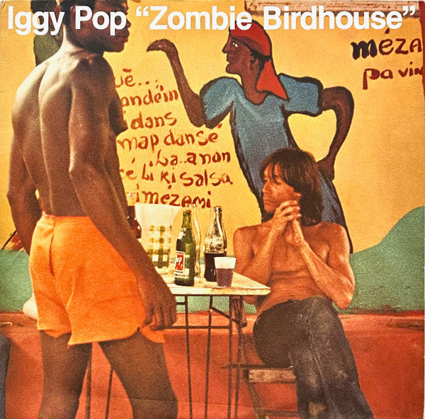Image of Front Cover of LP - VG+/EX - IGGY POP, Zombie Birdhouse (Animal Records (White Labels); APE 6000, US 1982), ,  - 3826218E