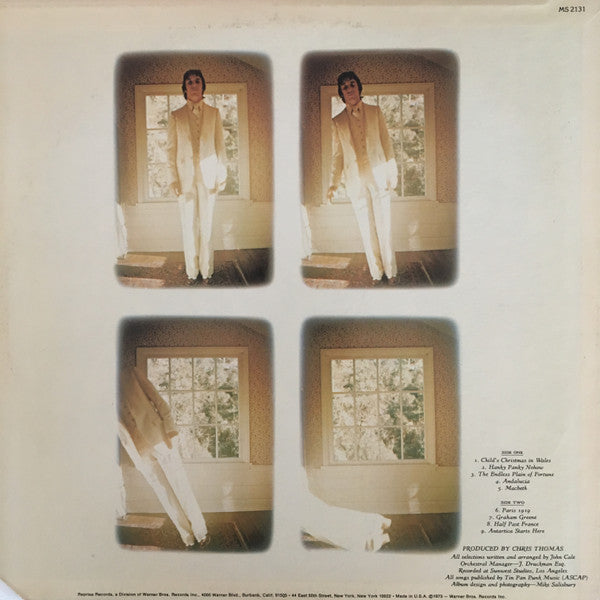 Image of Back Cover of LP - G+/VG - JOHN CALE, Paris 1919 (Reprise Records; MS 2131, US 1973, Pasteback Sleeve, Terre Haute Pressing), Cut-out (Corner cut) and edge wear. WOS. Strong VG disc.,  - 3846103S