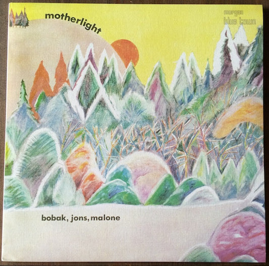 Image of Front Cover of LP - EX/VG+ - BOBAK, JONS, MALONE, Motherlight (Morgan Blue Town ; BT 5008, UK 2014 Reissue, Textured Sleeve, Numbered Certificate), Limited Edition No 361/500,  - 3826210E