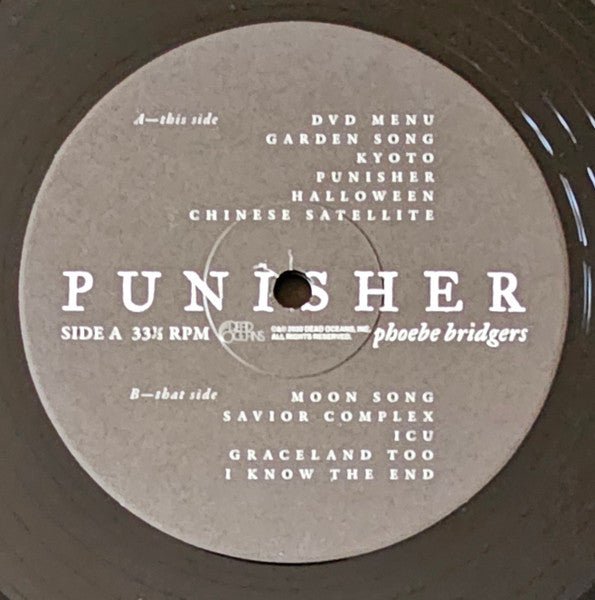 Image of Label Cover of LP - EX/EX - PHOEBE BRIDGERS, Punisher (Dead Oceans; DOC200JLP, Japan 2023 Reissue, Gatefold, Booklet & Insert, With Obi), ,  - 3846186S