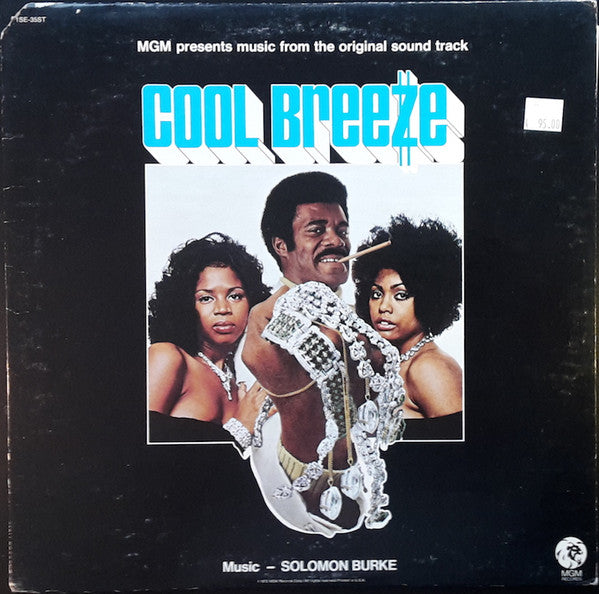 Image of Front Cover of LP - G/G+ - SOLOMON BURKE, Cool Breeze (MGM Records; 1SE-35ST, US 1972), Marks on either side of disc causing surface noise throughout. Spine torn a few cm at both the top and bottom.,  - 3846201S