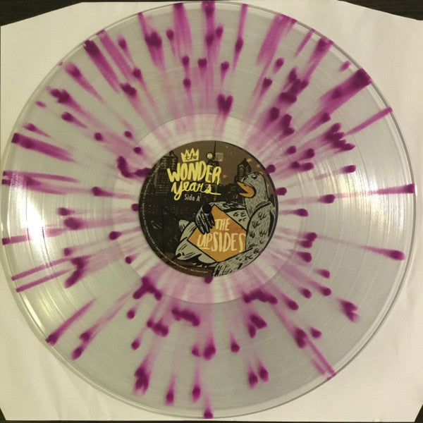 Image of Label Cover of LP - VG+/EX - THE WONDER YEARS, The Upsides (Hopeless Records ; none, UK 2021 Reissue, Gatefold, Clear Vinyl With Purple Splatter), ,  - 3826193E